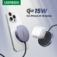 UGREEN 15W Magnetic Wireless Charger For iPhone 16 15 Pro Max Fast Charging Qi Certified Magsafe Phone Charging Pad