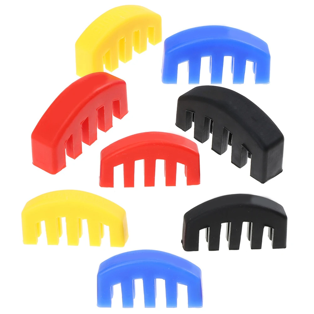 

8 Pcs Violin Mute Black Stringed Instrument Mutes Replacement Muffler for Ultra Practice
