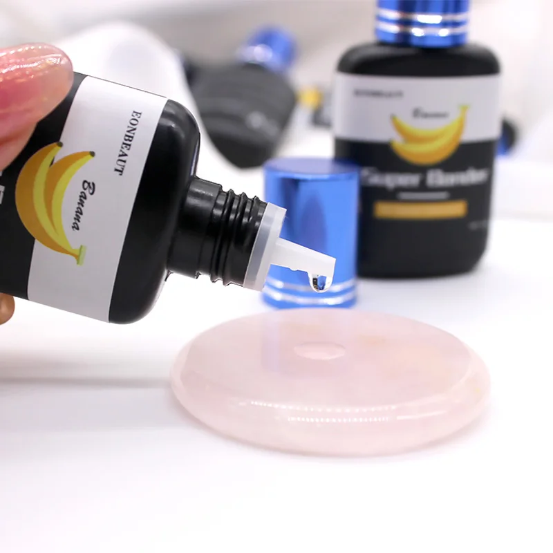EONBEAUT-pegamento para extensión de pestañas, suministros Super Bonder, plátano, Mango, melón, líquido, accesorios de herramientas de maquillaje profesionales, 1 botella