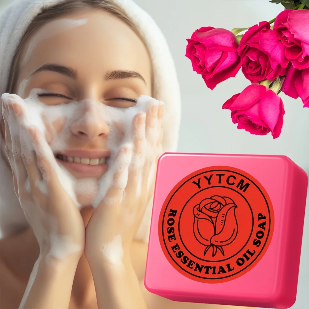 

Rose essential oil soap, deep cleansing soap, body cleansing handmade soap