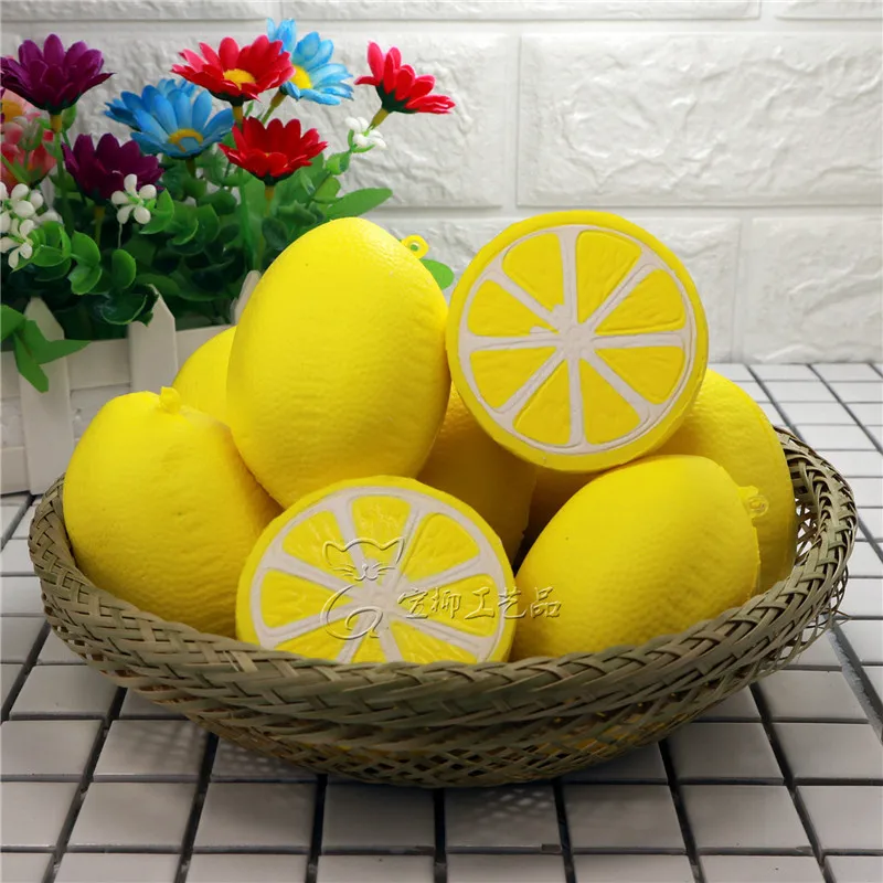 lemon squishy Slow Rising Scented Soft Bread Cake Squeeze Kids Grownups Stress Relief Toy