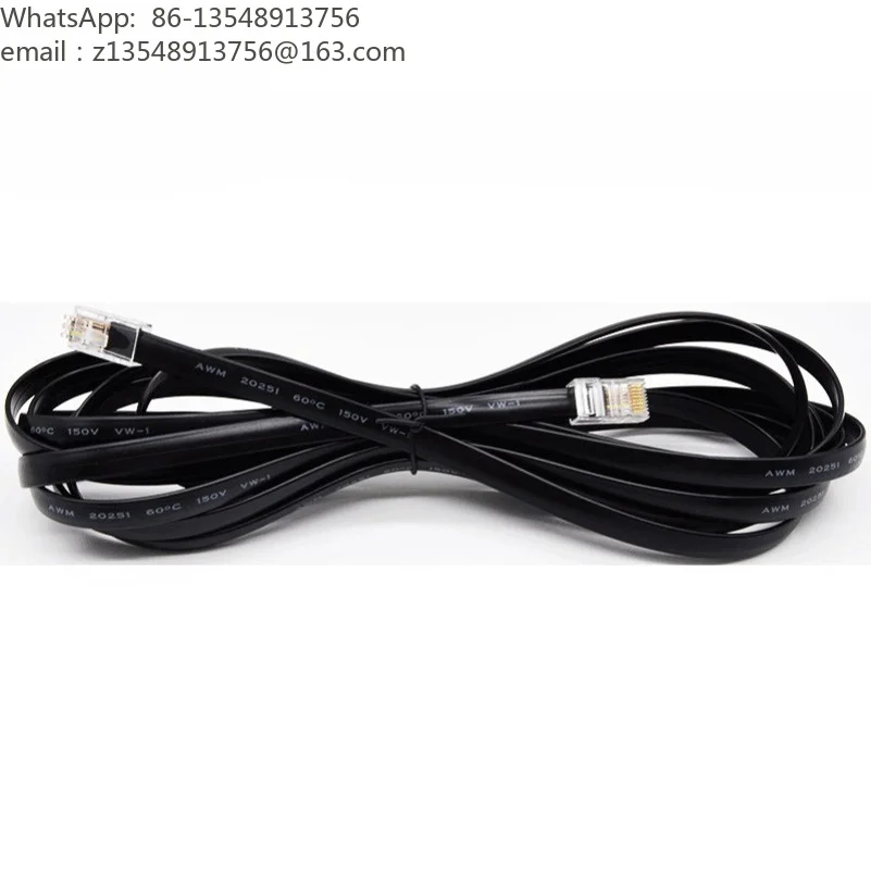 8 Core Panel Separation Cable Hand Microphone Extension Cord for FTM-300DR 200DR 6000R 2730E Mobile Radio