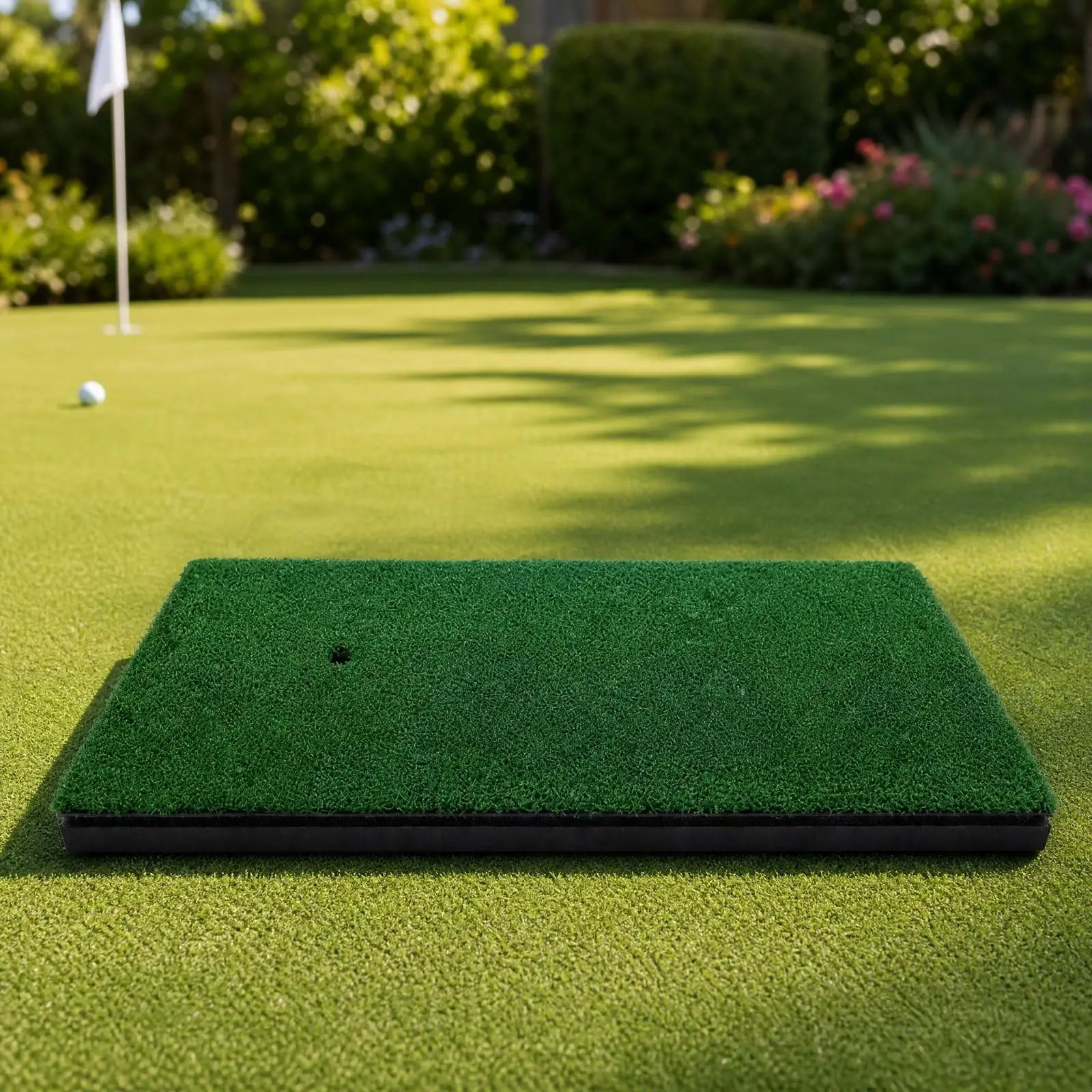 Durable Golf Practice Pad for Full Swing and Chip Shots with Replaceable Turf Surface for Consistent Home Practice