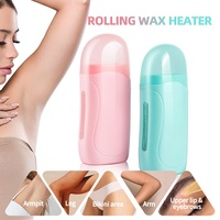 Electric Wax Heater Depilatory Heating Roller Roll on Wax Warmer Hair Removal Waxing Machine Body Leg Arm Hairs Epilator Heater