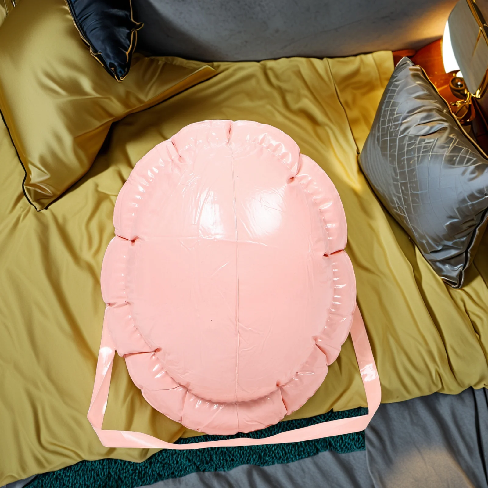 Aufblasbarer gefälschter Bauch PVC Cosplay Kostüm Requisite Weihnachtsmann Halloween Weihnachten Unisex Schwangerer Look Bauchfüller