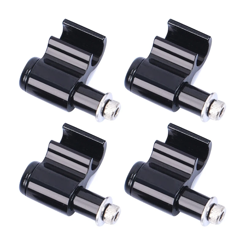 

4Pcs Bicycles Oil Tube Fixed, Aluminum Alloys Bikes Oil Tube Fixed Conversion Wire Frame Mount Clip Adapter Cable Mount