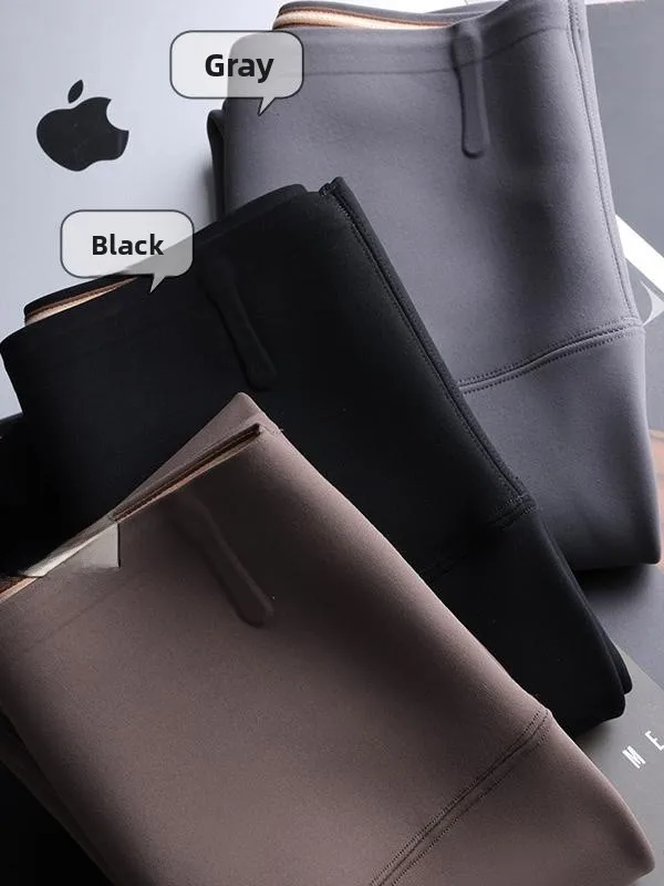 Calças de Yoga Thiened Fce para Mulheres, Calças Esportivas de Outono e Inverno, Modelagem Slim para Abdômen, Tamanho Grande, Camada Base