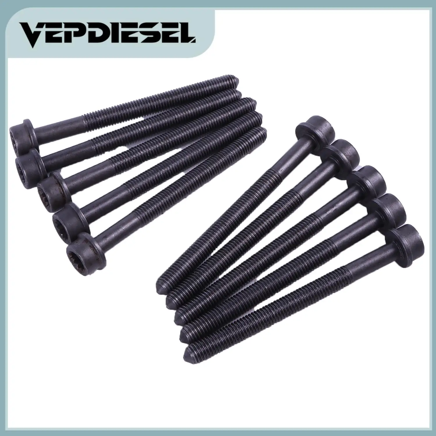 

10 PCS Cylinder Head Bolts Kit For 2011-2016 Audi A3 A4 A6 Skoda Octavia VW EOS CC Passat Scirocco GTI Tiguan 2.0TFSI CAEB EA888