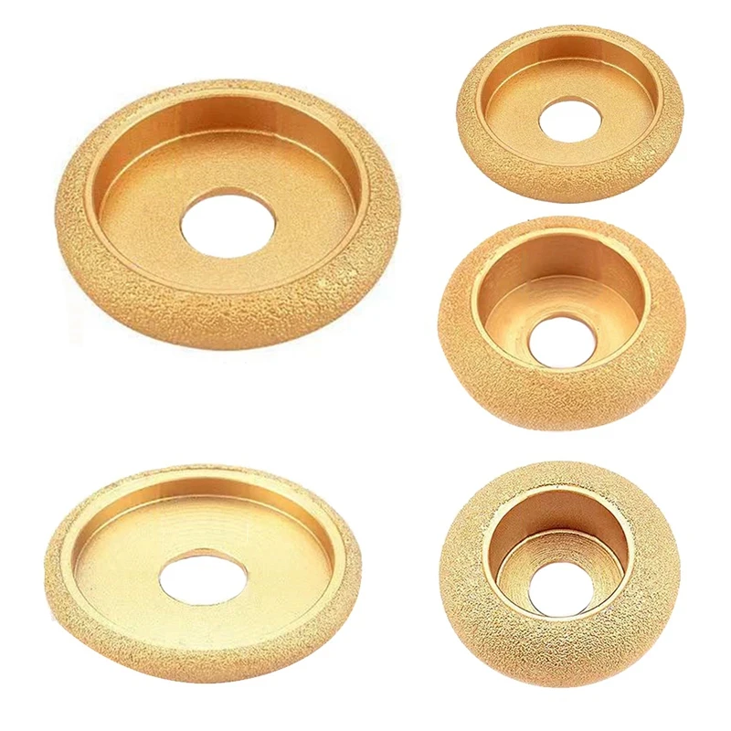 

75Mm Stone Edging Wheel Grinding Wheel Roman Slotted Granite Marble Brazed Diamond Angle Grinder Grinding Head CNIM Hot