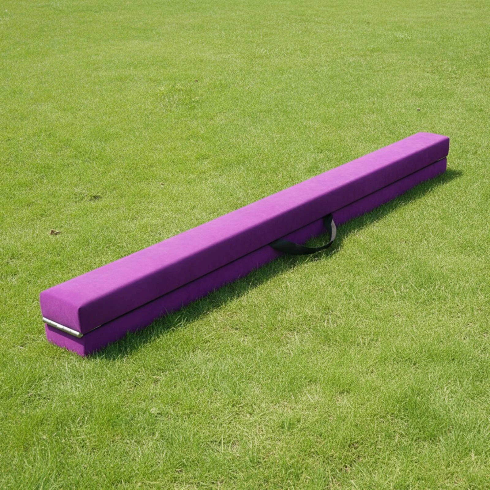 Foldable Balance Beam Cushioned Balance Beam with Carrying Strap Compact Sturdy for Children, Home, Preschool