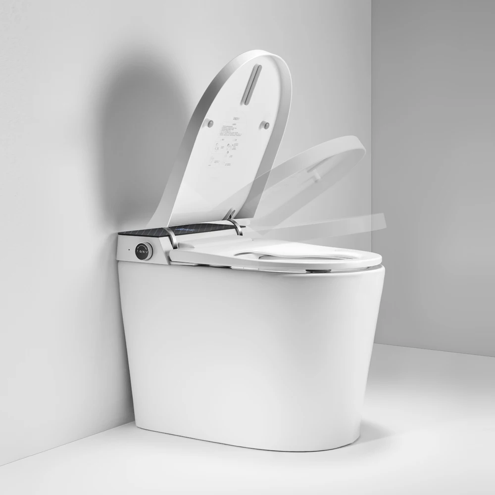 

K30 Auto Open Electric Bathroom One Piece Intelligent Toilet Built-in Cistern Automatic Smart Toilet