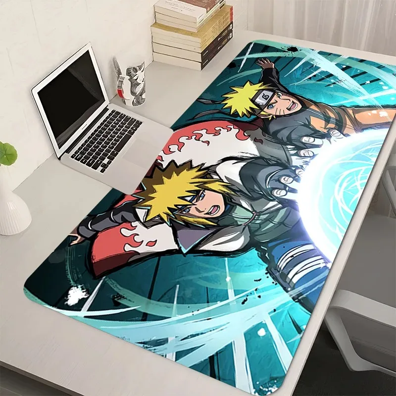 لوحة ماوس للكمبيوتر المحمول N-Naruto Minato N-Namikaze أنيمي ماوس مكتب لوحة المفاتيح لينة حصيرة مكتبية المطاط ماوس حصيرة الألعاب PC السجاد البساط