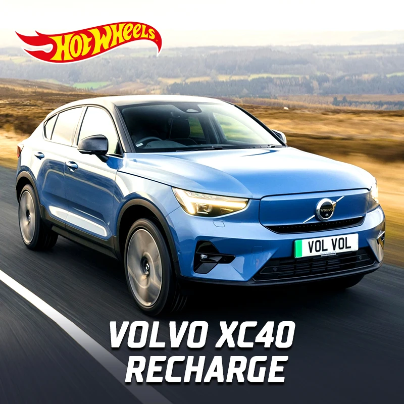 

HotWheels 1:64 Volvos XC40 Recharge Alloy SUV Car Model Diecast Metal Vehicles Car Model Simulation Collection Children Toy Gift