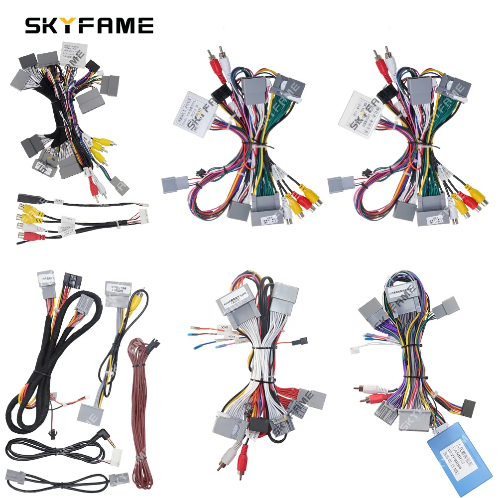 SKYFAME 16-контактный автомобильный Android стерео жгут проводов Canbus Box декодер для Honda Spirior Accord 8