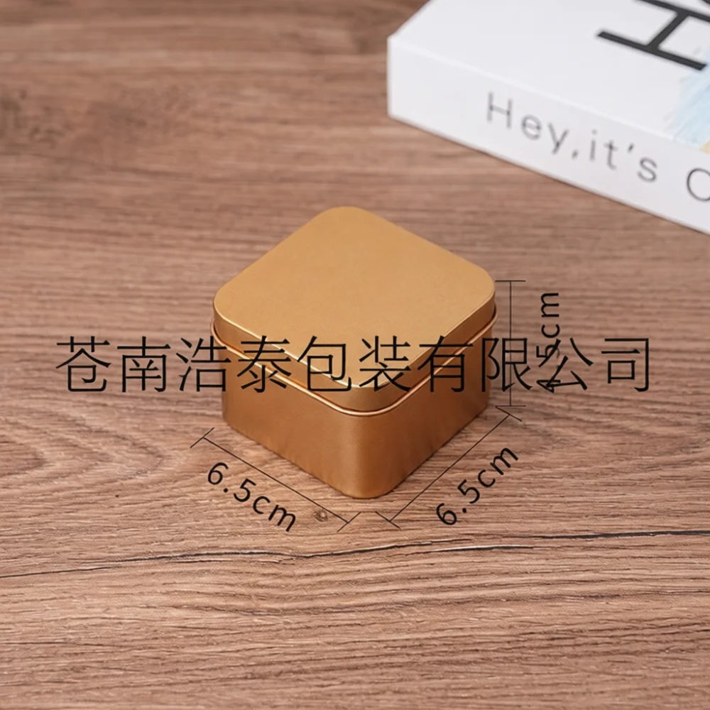 Mini Metal Tin Organizer Rectangular Case For Tea Leaf Candy Jewelry Daily Storage Durable Gift Packaging Box Empty Holder