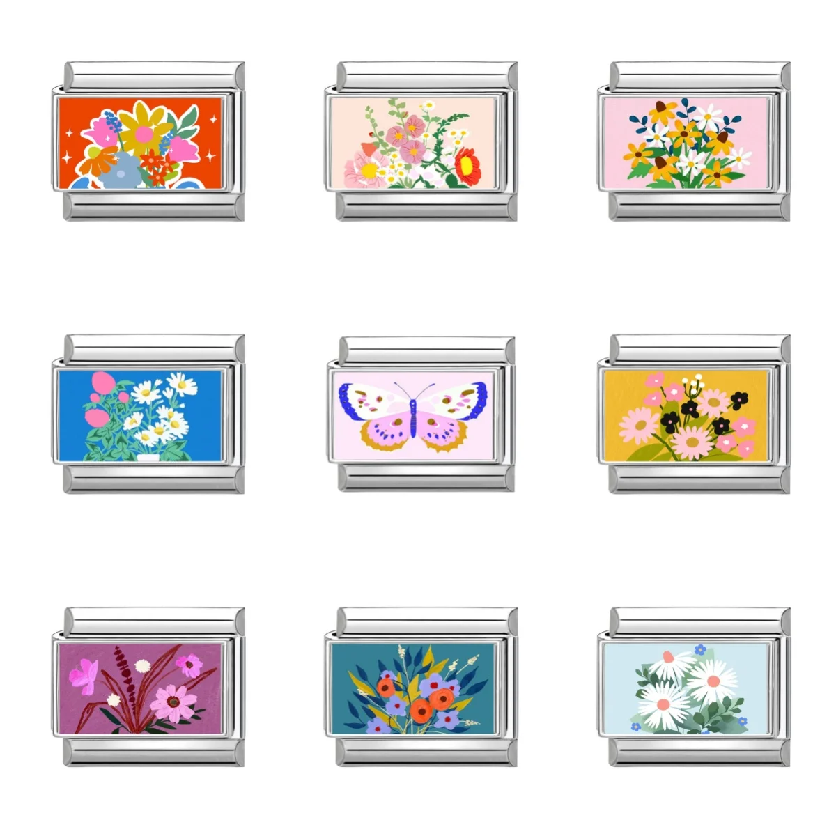 جديد جميل الحيوانات الأليفة القطط والكلاب وصلات سحرية إيطالية تناسب 9 مللي متر سوار الفولاذ المقاوم للصدأ النساء الرجال DIY بها بنفسك صنع المجوهرات