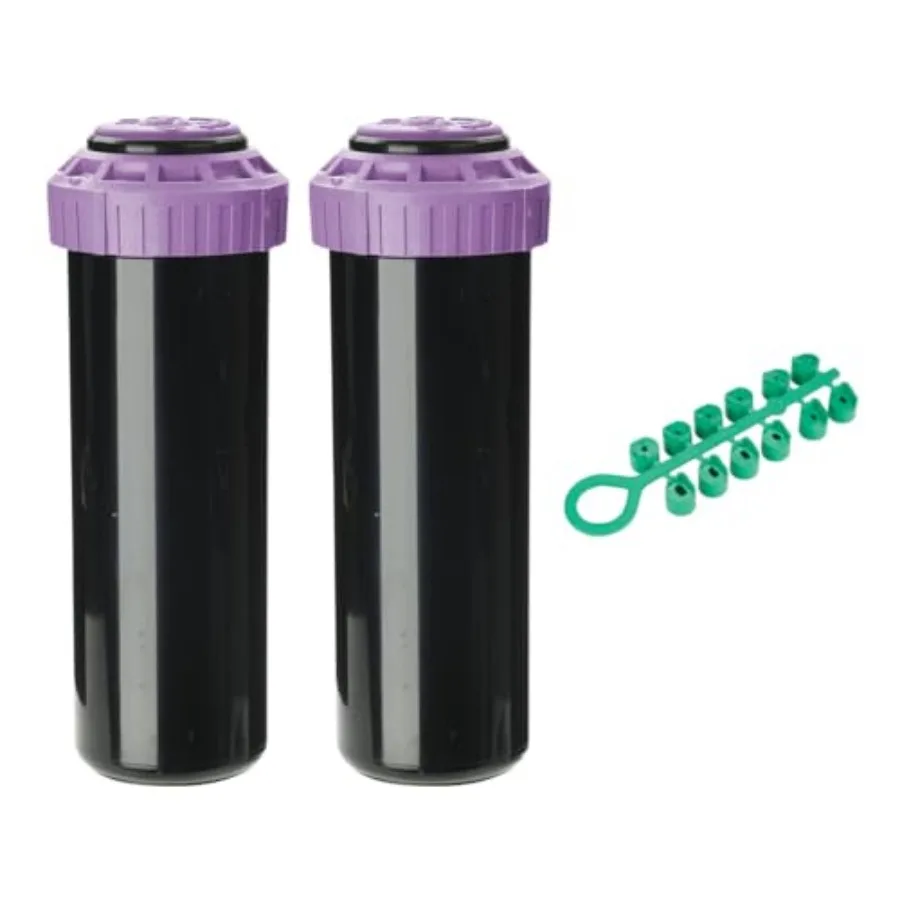 

K Rain ProPlus 3/4" Reclaimed Water RCW Gear Drive Rotor Sprinkler 4 1/2" Pop-Up 22' - 50' Spray Distance 40° - 360° Arc Spray