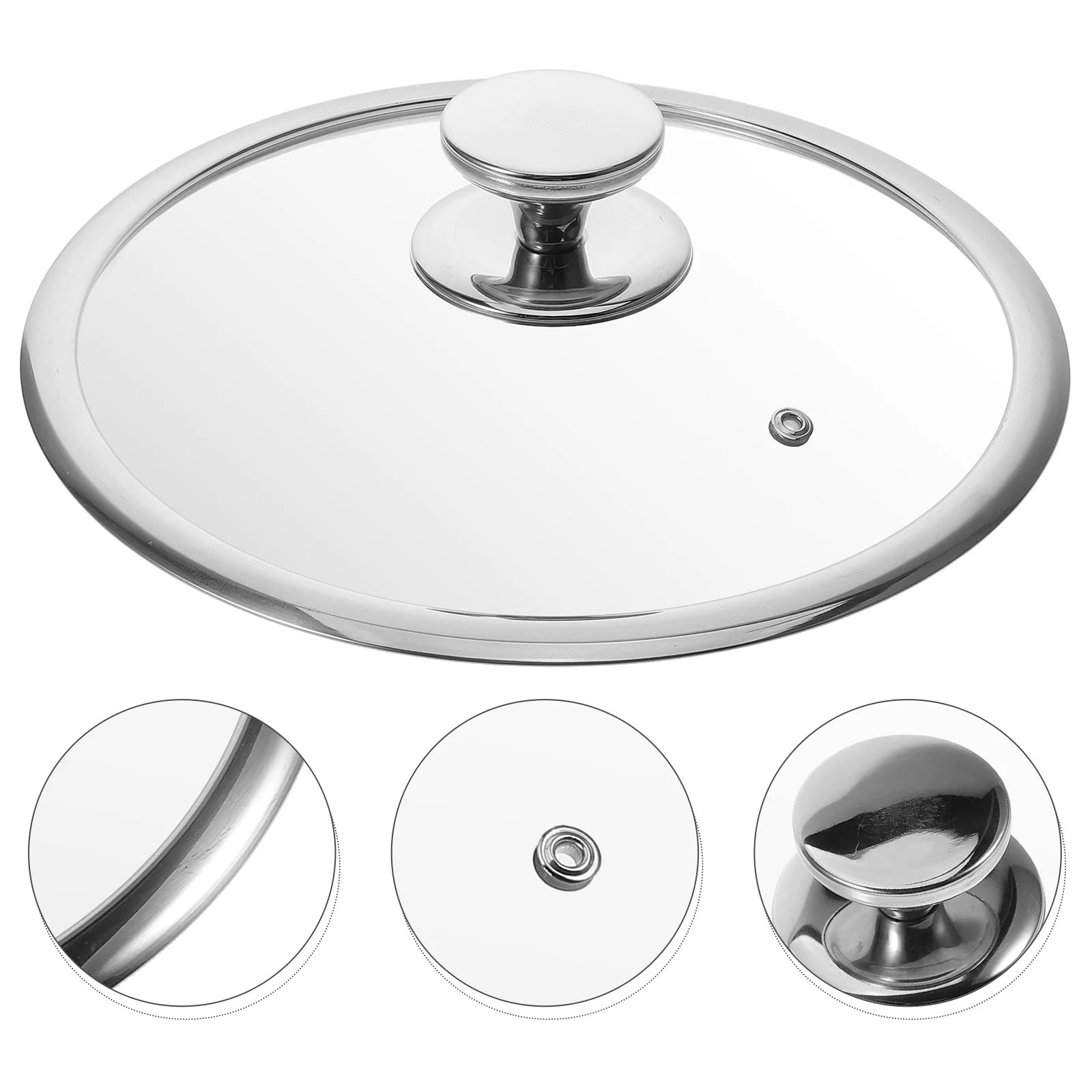 

Covers Lids Clear Cooking Pots Cast Iron Food for Microwave Oven Bowl Glass Cookware Bakeware