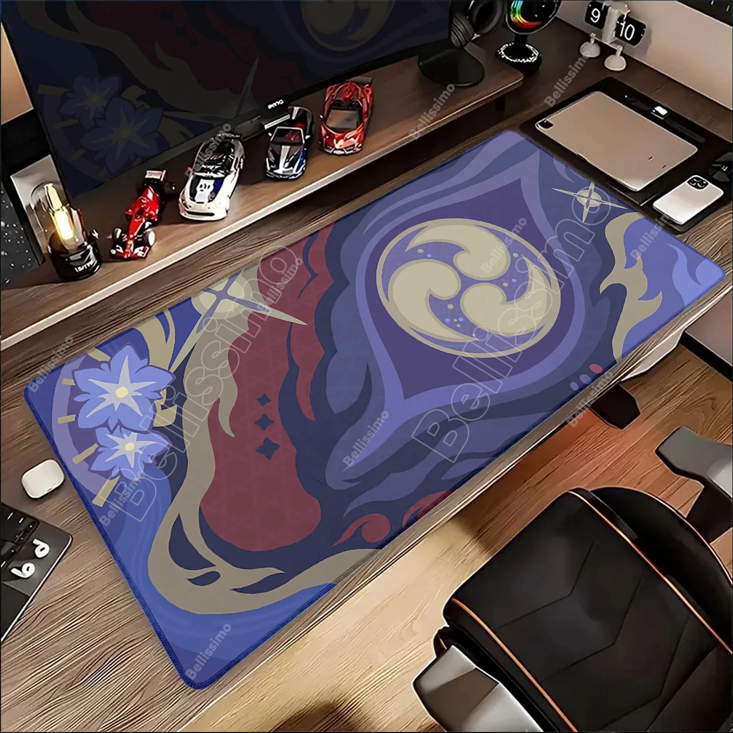 

Gaming Mousepad Genshin Pattern Game Mouse Pad Large Computer Accessory Keyboard Decoration Desk Mat E-Sports Rubber Desk Mat