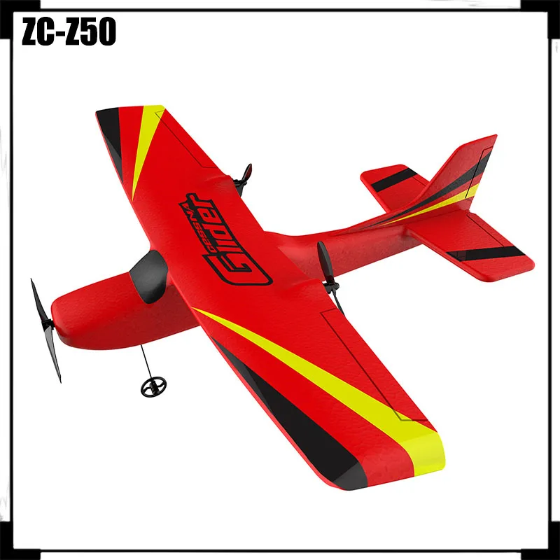 Rc Plane Zc-z50 Glider 2.4g Two-way Glider Fixed Wing Remote-controlled Aircraft Epp Model Toy Aircraft Children's Birthday Gift