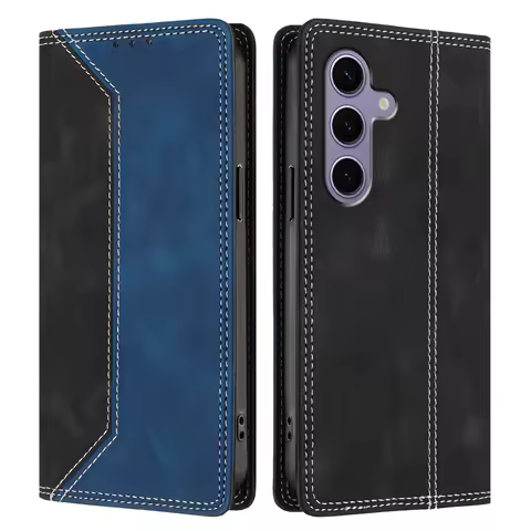 Magnetic Wallet Flip Cover Case For Samsung Galaxy S25 S24 S23 S22 S21 S20 Ultra FE S10 S9 S8 Plus S7 Edge Leather Phone Cover