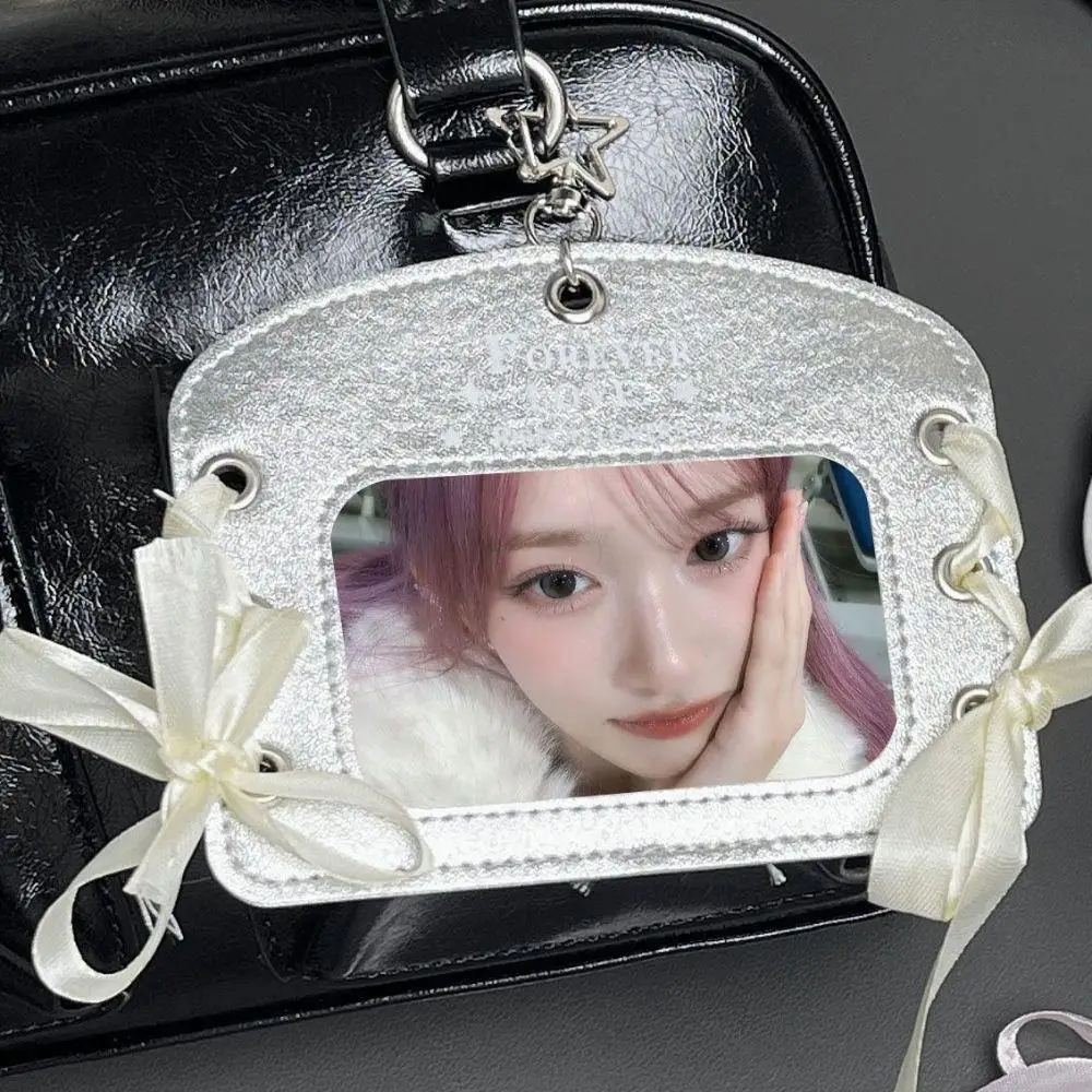 

Ins Style Ballet 3 Inch Photocard Holder With Ribbon Decor Sweet Cute Display Pendant Gril Korean Idol Photo Photocard Holder
