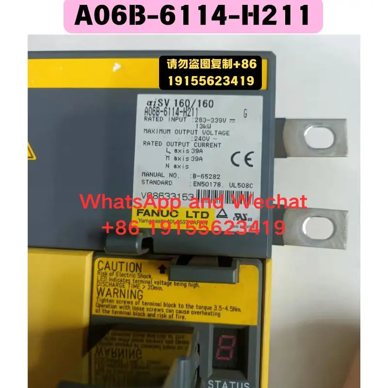 

Б/у оригинальные разобранные детали A06B-6114-H211. Функциональный тест драйвера пройден. Быстрая доставка.