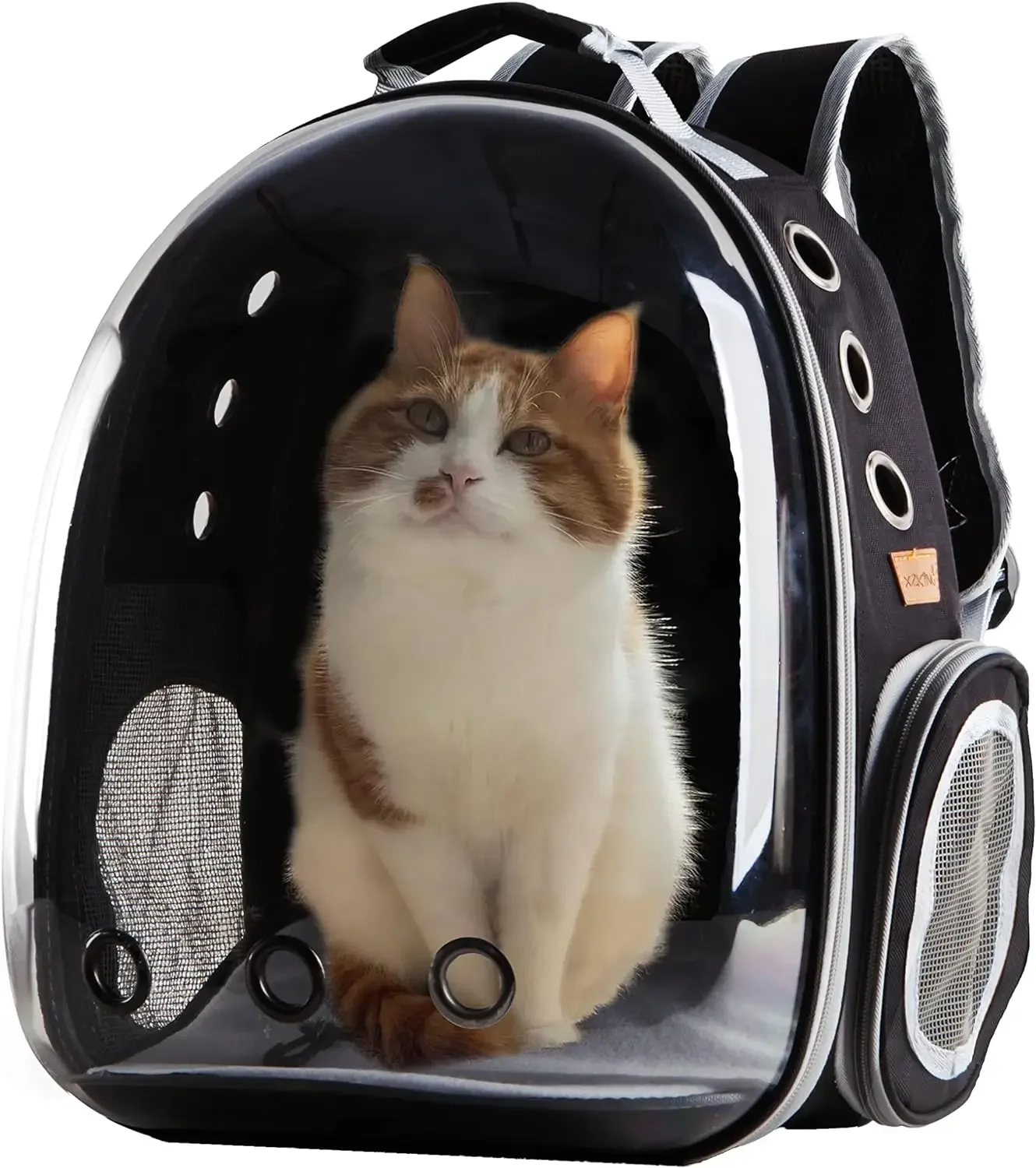 Cat Backpack Carrier Bubble Bag, Transparent Space Capsule Pet Carrier Dog Hiking Backpack Airline Approved Travel Carrier