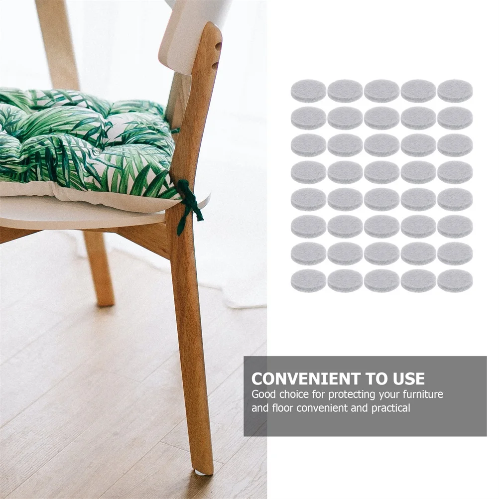 

200pcs Anti-Slip Furniture Pads 200 Pack Felt Floor Protector For Chair Table Sofa Non-Slip Mats Round Pads Furniture Feet