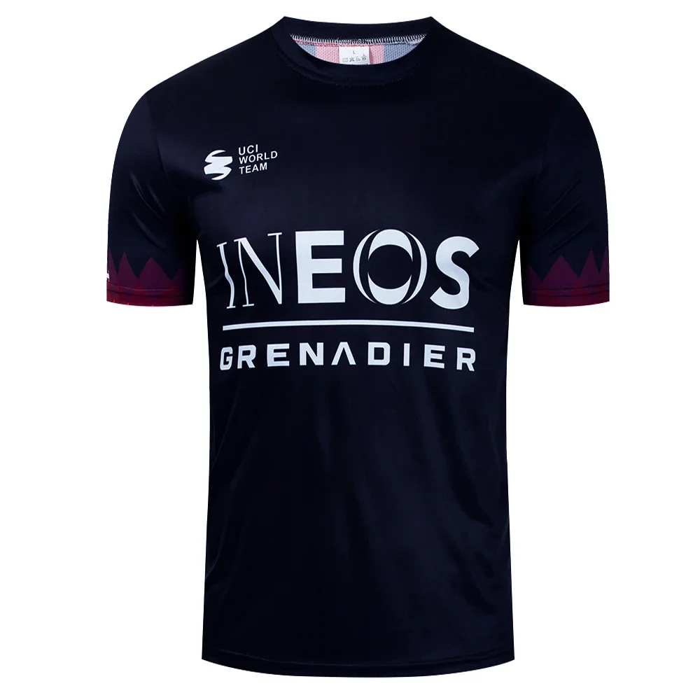 New 2025 QUICK Dry T-shirt INEOS Cycling Team Jersey Road Bike Maillot Tops Ropa Ciclismo Pro Bicycle