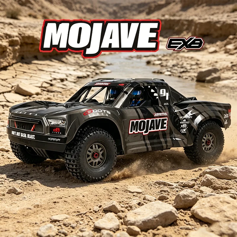 

ARRMA 1:7 Mojave EXB 96KM/H High Speed Professional RC Remote Control Car Electric Desert Card Short Card KIT Model Frame