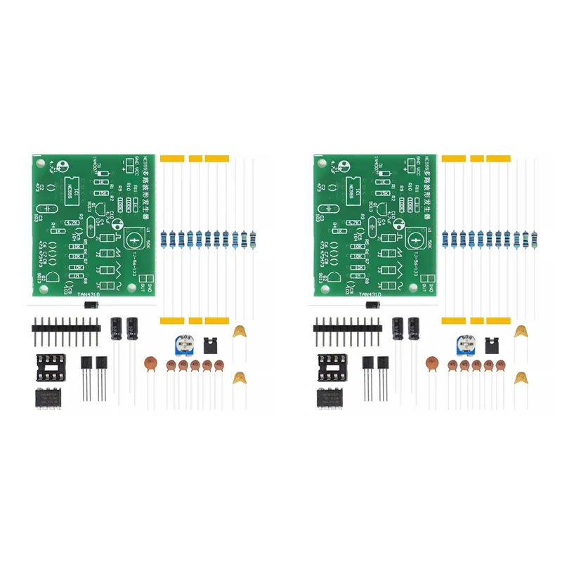 A003 2X синусоидальный треугольный прямоугольный NE555 многоканальный модуль генератора сигналов DIY наборы