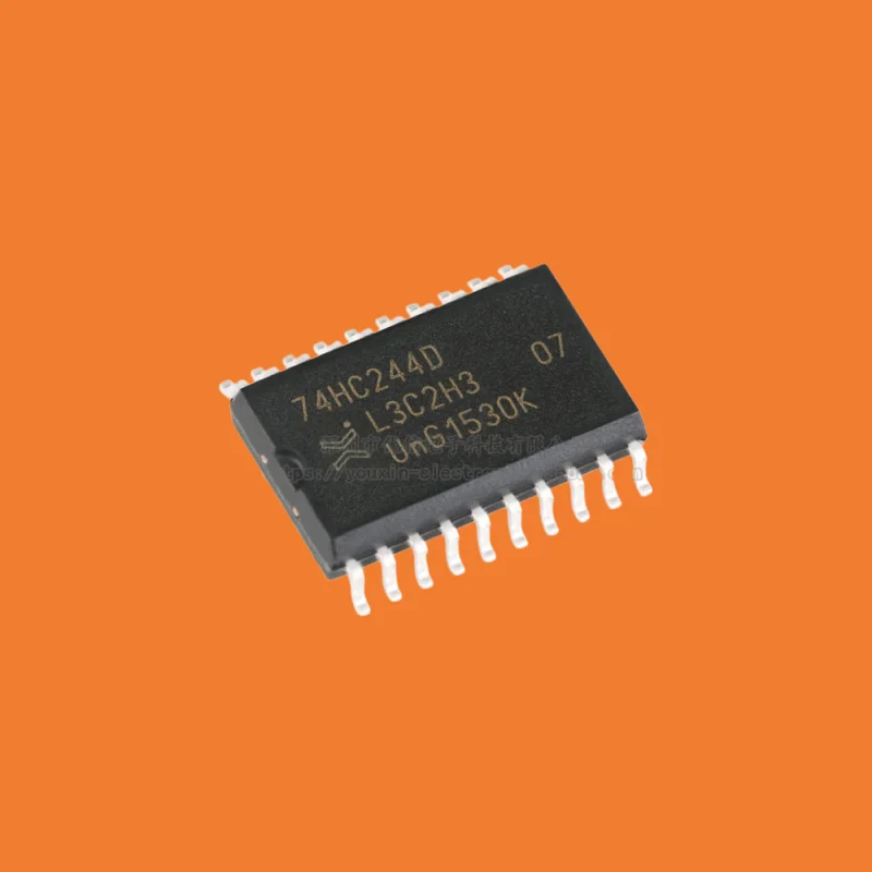 10pcs/Original genuine 74HC244D, 653 SOIC-20 three state output eight channel buffer/line driver
