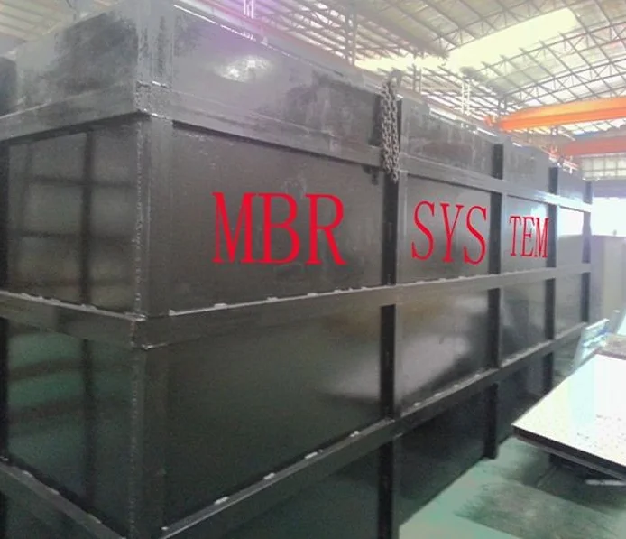 Impianto containerizzato per il trattamento delle acque reflue MBBR e MBR