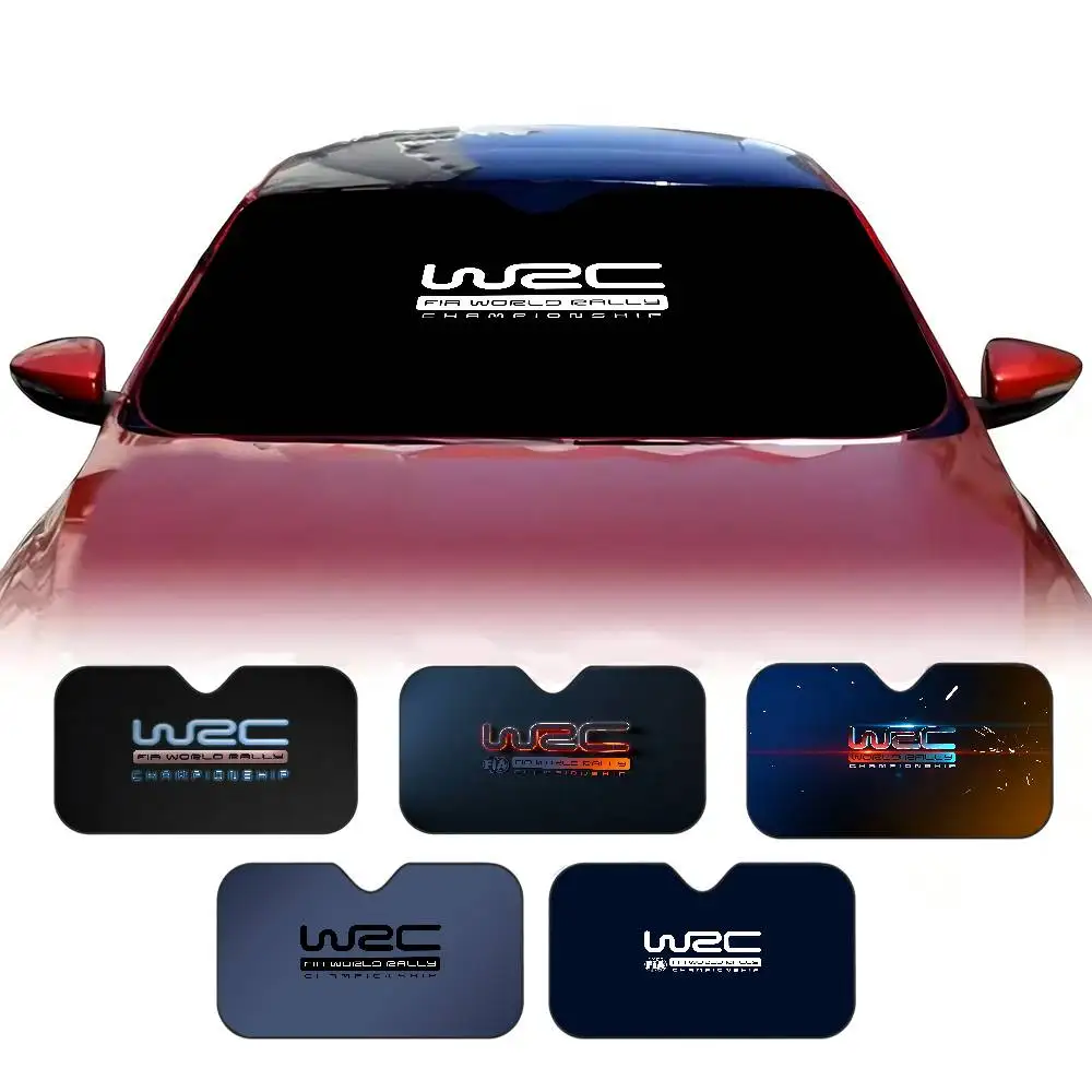 World Rally Championship WRC Sunshade Windscreen Fold-up Car Front Windshield 70x130cm Car Window Windscreen Cover Heat