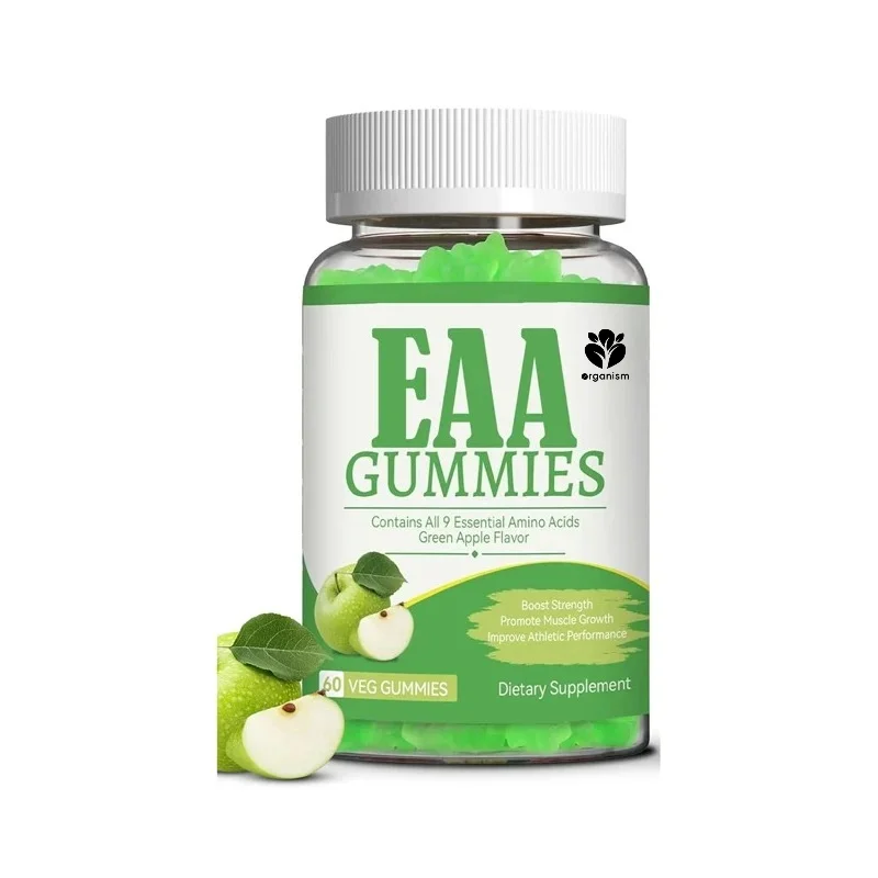 

Жевательные конфеты EAA, 5750 мг незаменимых аминокислот - все 9 незаменимых аминокислот (EAA), без ГМО, без глютена, вегетарианские.