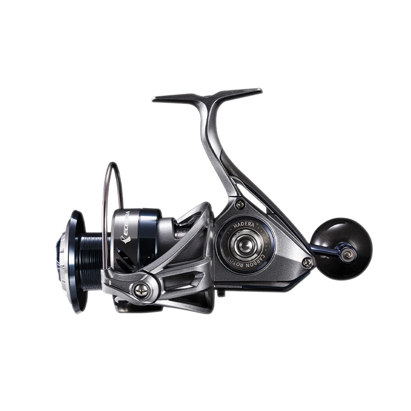 ECOODA 2023 Hadera 6000 8000 Series Spinning Reel 15KG Drag Power Saltwater Fishing Reel 4.3:1 Gear Ratio Fishing Wheel