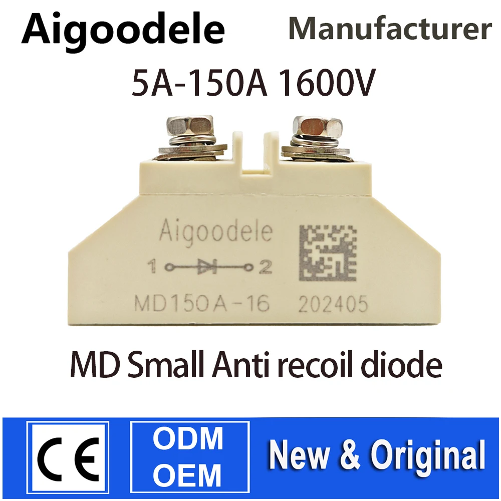 MD Miniature Anti-Reflective Diode  MD10A MD20A MD30A MD50A  MD100A MD100A 1000V 1600V Matching I-50 W-70 Heat Sinks Available