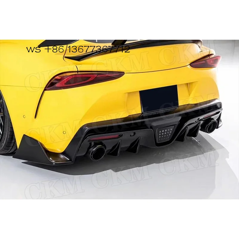 

Carbon Fiber For Supra 2019 2020 Front Bumper Lip Rear Diffuser Side Skirt Spoiler Wing Flaps Apron Body Kit Case