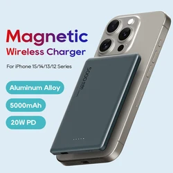 KUULAA Magsafe Power Bank 5000mAh Magnetic Wireless Phone Charger External Battery 20W Fast Charging For iPhone 17 16 PowerBank