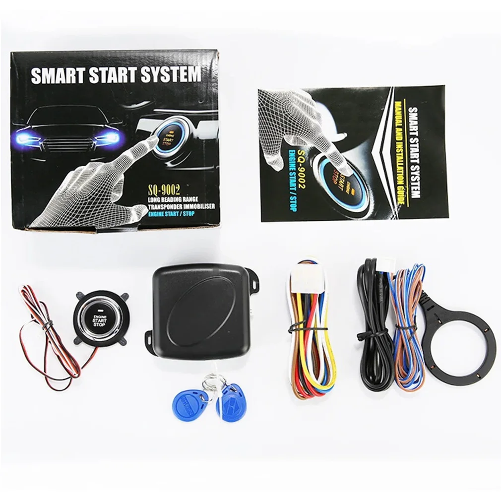 

Car Auto Alarm Remote Control PKE Car Keyless Entry Engine Start Alarm System Push Button Vehicle Alarm PKE Remote Starter Stop