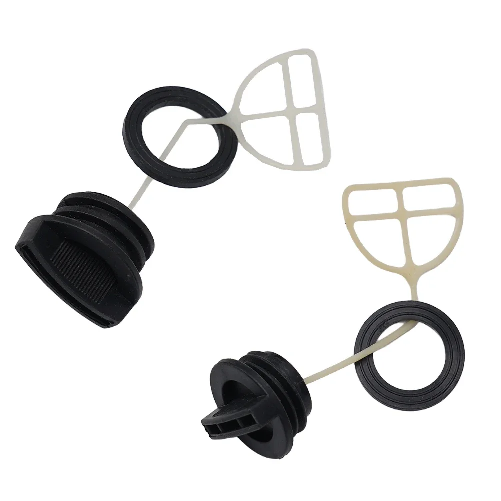 Fuel Tank Cap With Oil Cap Fuel Cap Washer O-Ring Seal Kit For Chinese 5200 52cc Chainsaw Garden Power Tools Parts