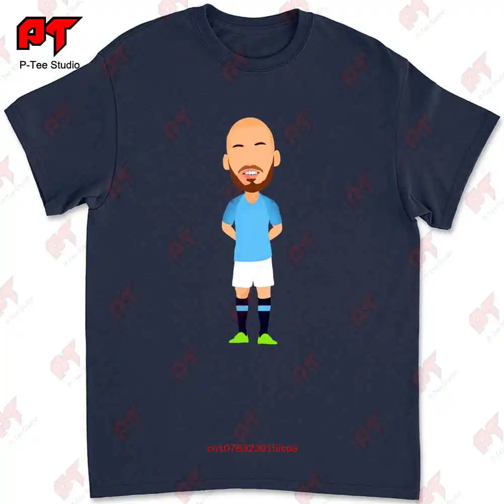 David Silva City Vector Head T-shirt 2LO3