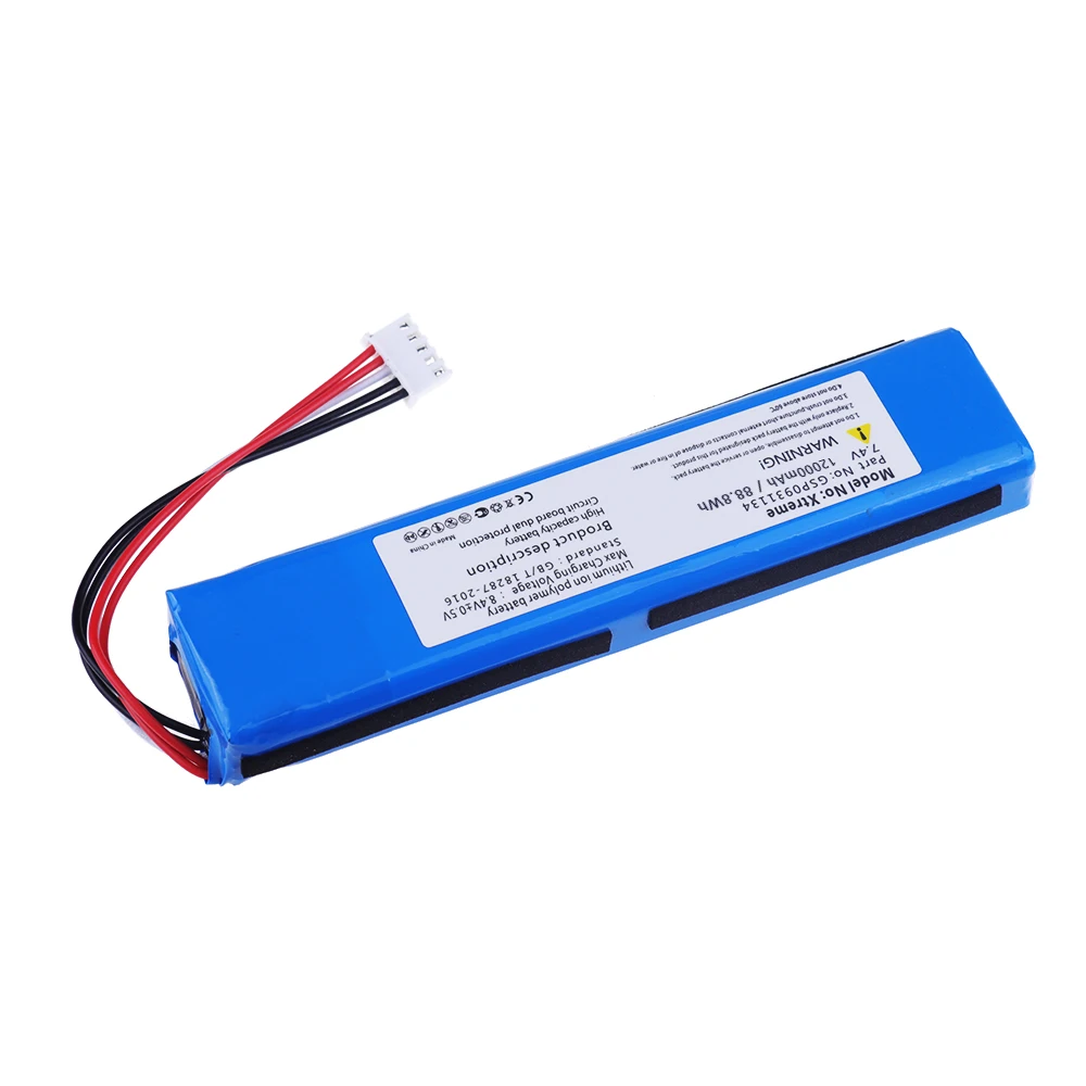 7.4V 5000/12000mAh Battery GSP0931134 Speaker Battery for JBL XTREME / Xtreme 1 / Xtreme1 wireless bluetooth Batteries