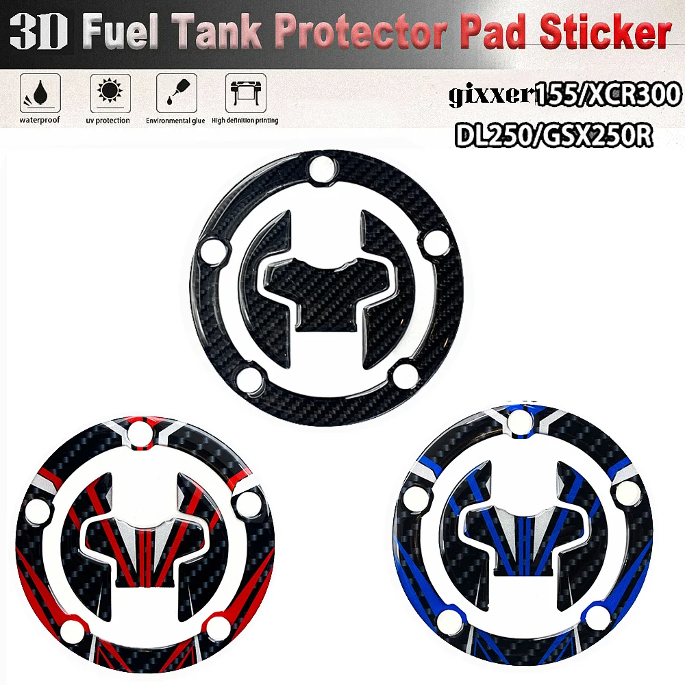 

For Suzuki Tank Covers Stickers Motorcycle Accessories GSXS GSX DL Vstrom V Strom SV 250R SV650 S750 8S 250 650 750 800 950 1050