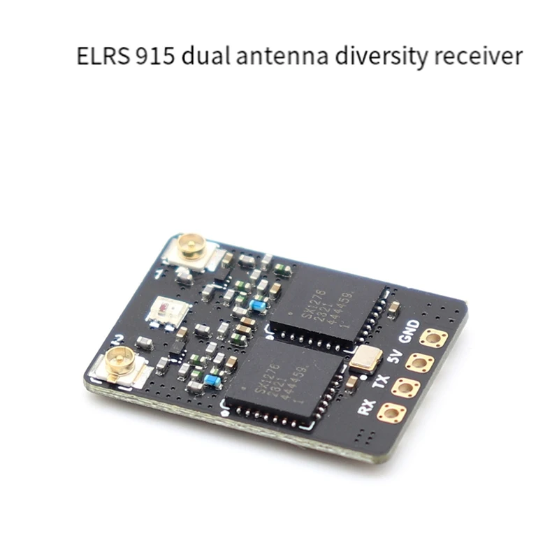 ELRS 915Mhz Dual Antenna Diversity Receiver Gemini Mode For FPV, SUPER-D Traversing Machine Long Distance Connectivity