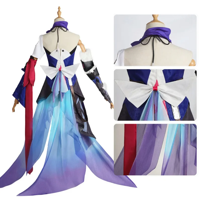 Traje Cosplay de Jogo de Honkai para Mulheres, Star Rail, Roupas Anime