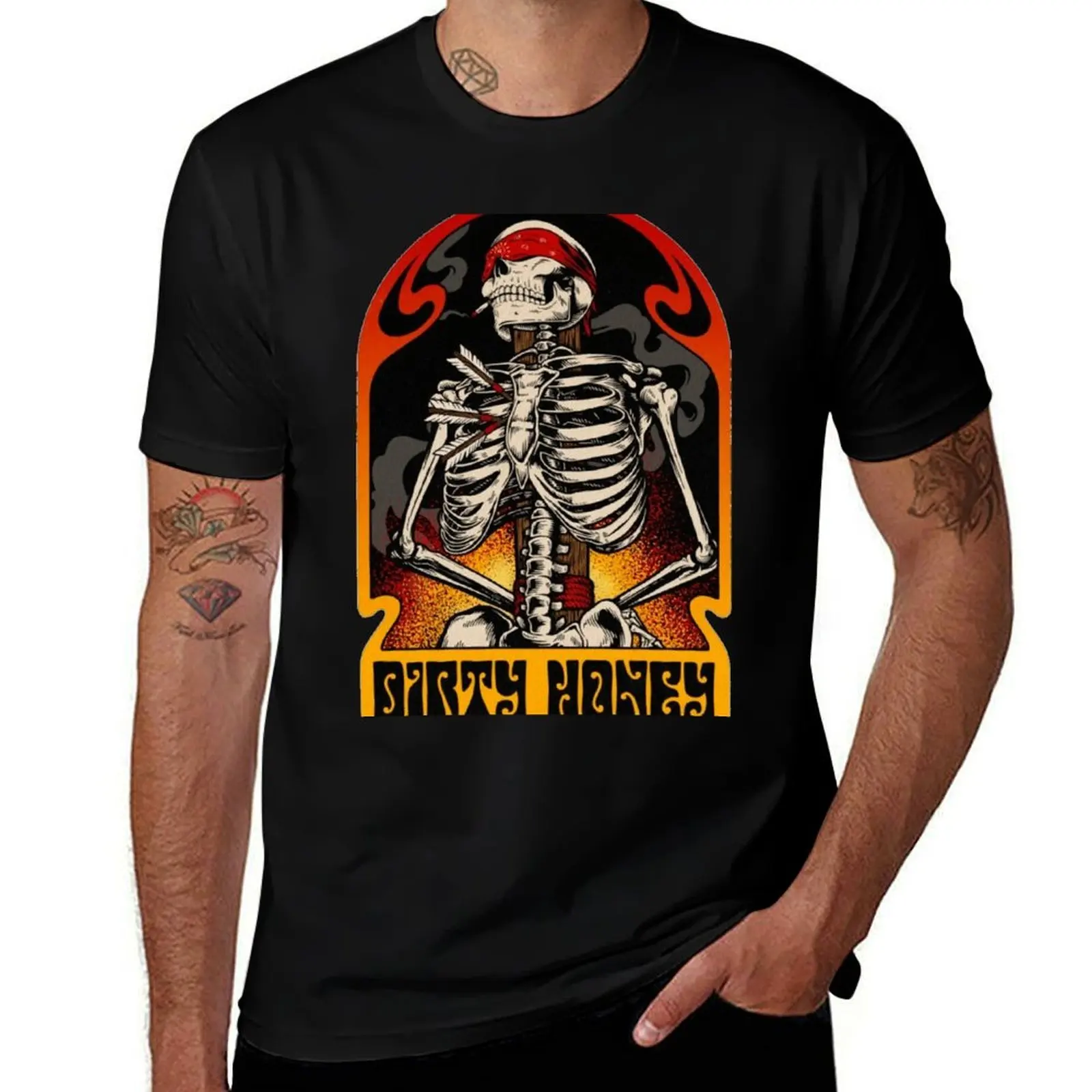 Dirty honey rock T-Shirt Industrial Work Tee Shirt T-Shirt