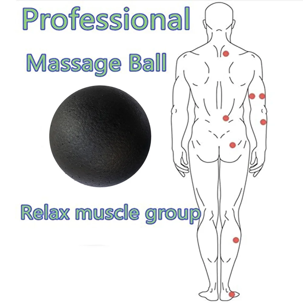 EPP Peanut Massage Ball Lacrosse Myofascial Ball Set Yoga Pilates Roller for Physical Therapy Deep Tissue Massage Relieve Pain