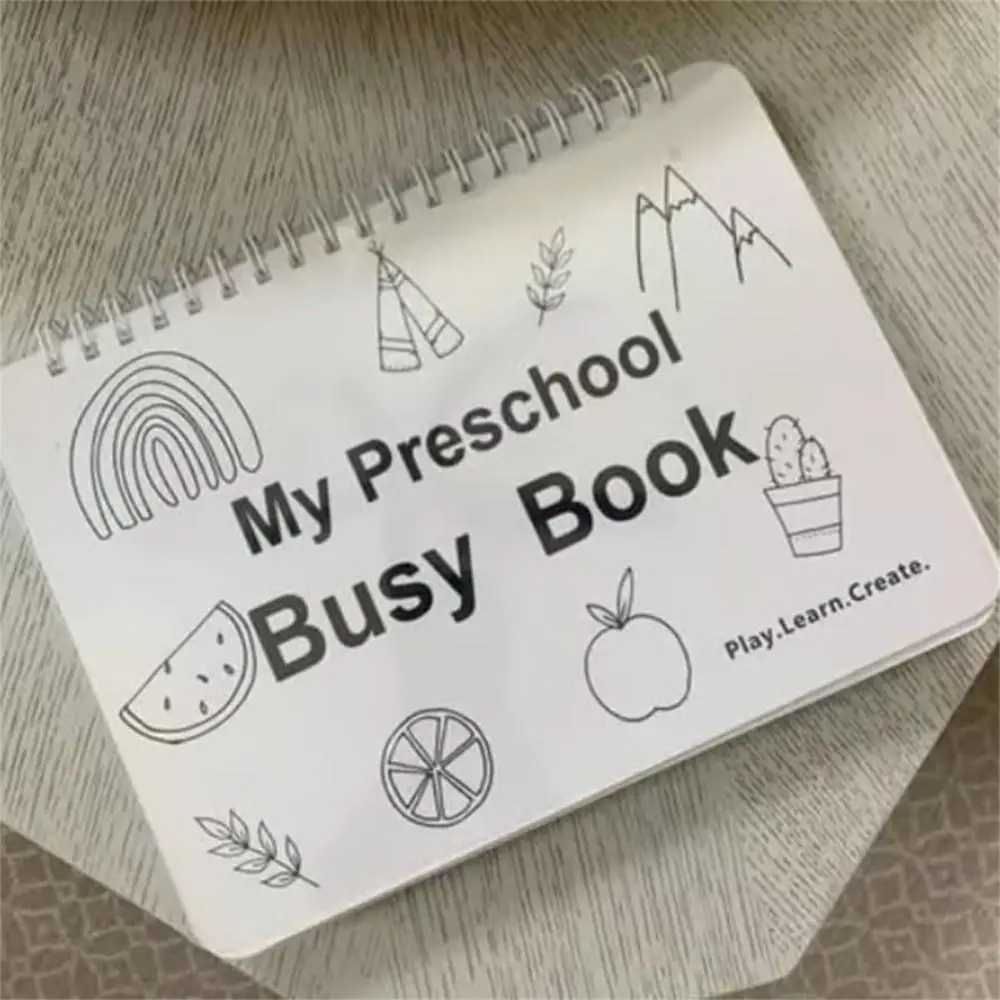 Preschool Learning Activities for Kids Education Workbook Activity Binder Learning Tracing Coloring Book My Preschool Busy Book